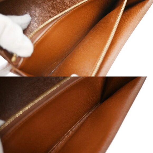 LOUIS VUITTON Porte Monnaie Credit Bifold Wallet Monogram Leather M61725 65EF219 - Picture 11 of 16